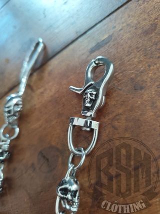 Catena portafoglio teschio skull