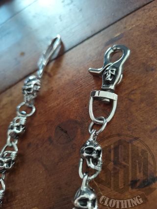 Catena portafoglio teschio skull