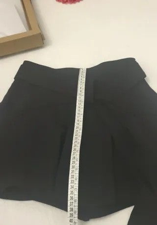Falda pantalón Zara negra