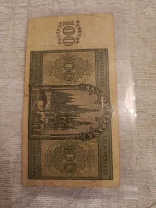 Billete 100 Pesetas Banco de España 1936