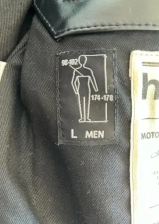 Chaqueta Cuero Moto Helstons Trust Negra