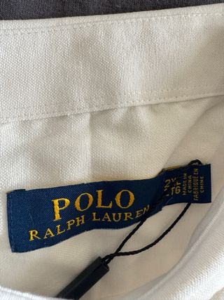 Camisa Polo Ralph Lauren Branca XXL