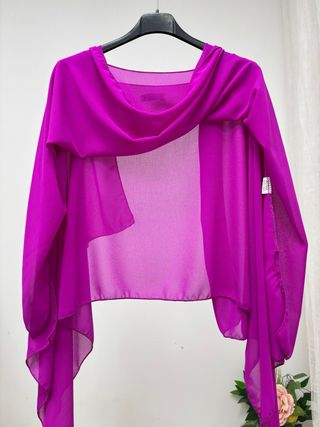 Capa chal gasa buganvilla fiesta