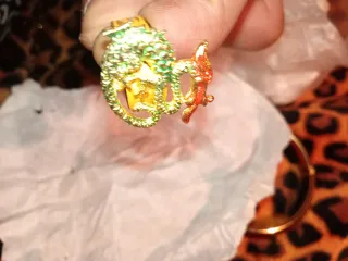 Lote de Anillos Dorados Ajustables