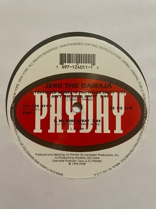 Vinilo Jeru The Damaja - The Sun Rises in the East