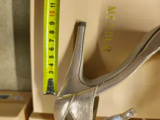 Zapatos de fiesta MENBUR rosado/plateados