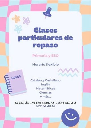 Clases de repaso (Apoyo escolar)