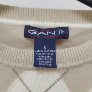 Camisola GANT bege com losangos S