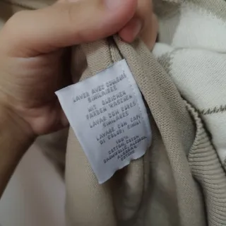 Camisola GANT bege com losangos S