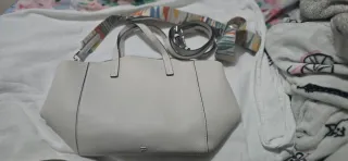 Bolso Parfois Beige con Correa Multicolor