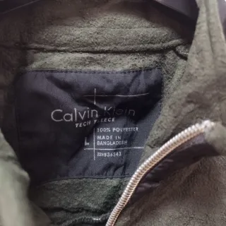 Casaco Polar Calvin Klein Tech Fleece Verde XXL