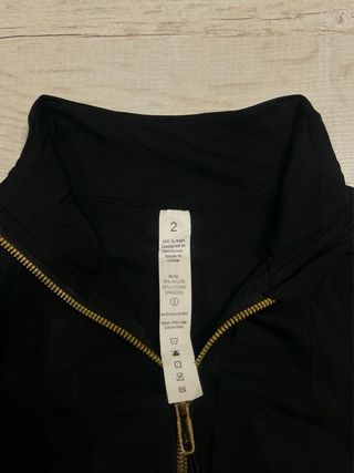 Giacca Sportiva colorazione nera, taglia s donna