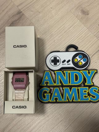 Reloj Casio F91W Skeleton Rosa Edición Limitada