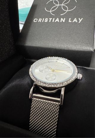 Reloj Cristian Lay Dorado y Plateado