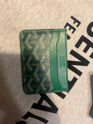 Portacarte Goyard Verde
