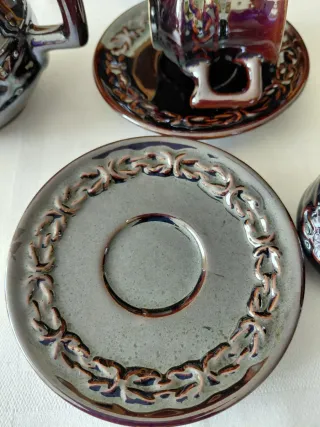 Juego de café vintage cerámica.