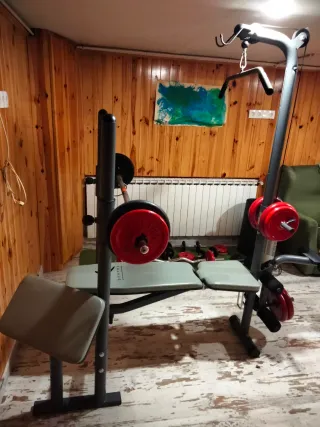 Banco musculación Decathlon