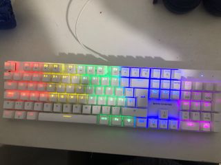 Teclado Gaming Mars Gaming Blanco RGB