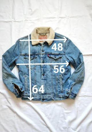 Chaqueta vaquera Levi's forro borrego talla M