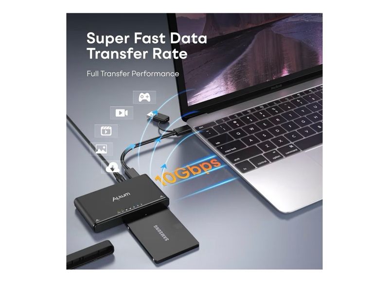 Carcasa Alxum USB a NVMe M.2 afbeelding 2