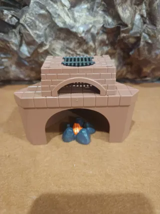 Chimenea Playmobil con fuego