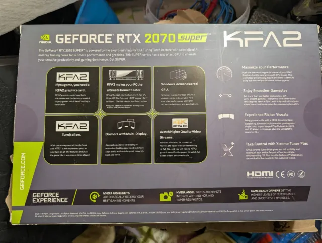Tarjeta Gráfica GALAX GeForce RTX 2070 Super 8GB