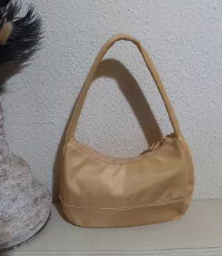 Bolso Pull&Bear beige/amarillo