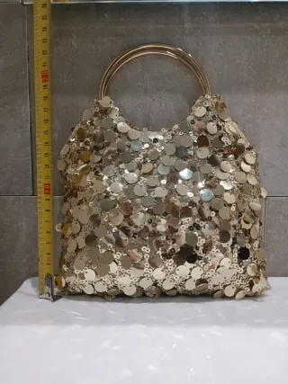 Bolso Tintoretto Dorado Lentejuelas