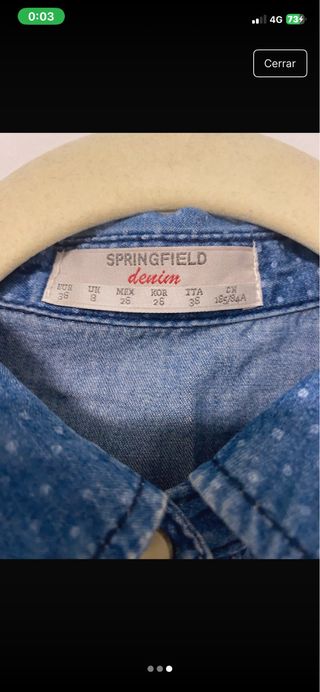 Camisa Vaquera con Lunares