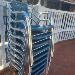 Conjunto Terraza Mesas y Sillas Exterior