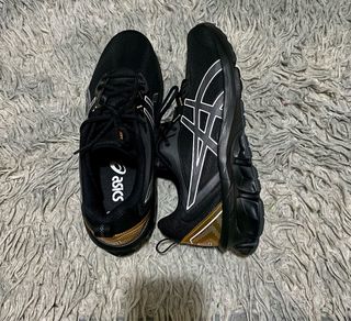 Scarpe Asics uomo nere e oro