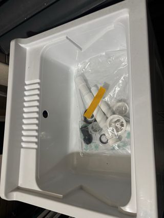 Mueble Lavabo Resina Blanco