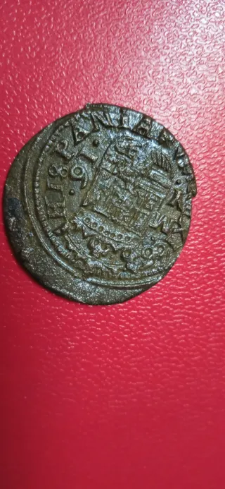 Moneda 16 Maravedíes Felipe IV