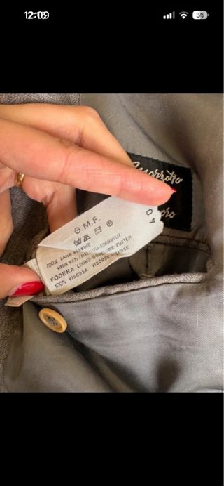 Giacca Marzotto Serie Oro 100% Lana Vergine