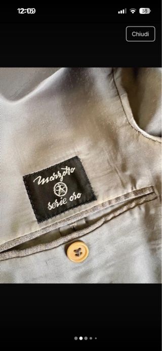 Giacca Marzotto Serie Oro 100% Lana Vergine