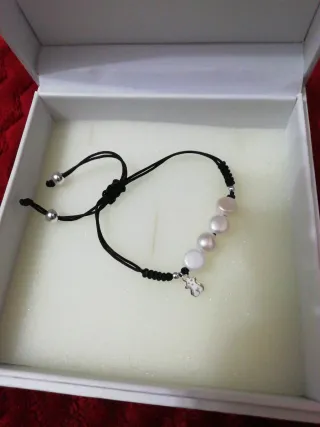 Pulsera Tous Plata Perlas