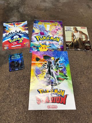 Pósters Pokémon y Álbum Star Wars