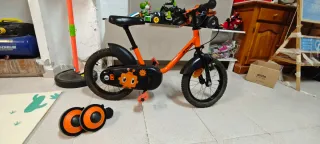 Bicicleta infantil BTWIN Robor 14 pulgadas