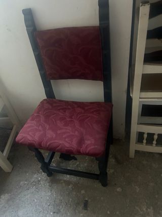 Sillas de Rattan Beige y Gris