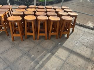 Sillas de Rattan Beige y Gris