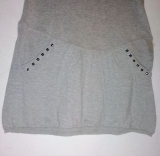 Vestido punto cuello alto Bresca talla L