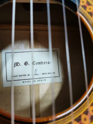 Guitarra artesana Manuel Contreras 1992