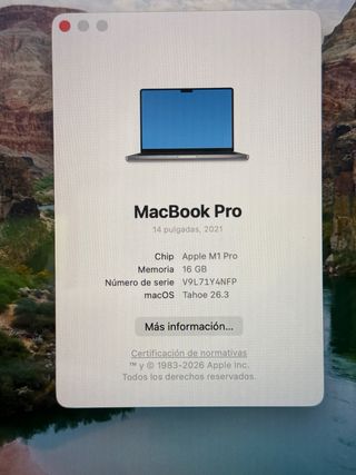 MacBook Pro 14” - M1 PRO - FUNCIONA PERFECTO