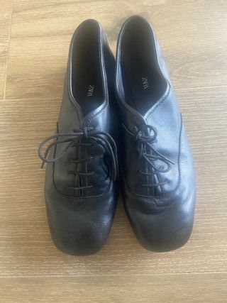 Bailarinas Zara Piel Negra Talla 40