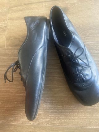 Bailarinas Zara Piel Negra Talla 40