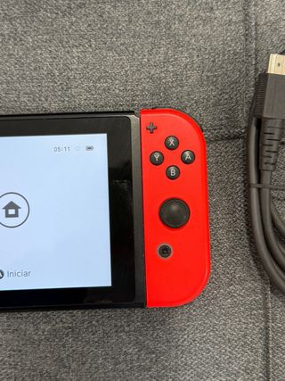 Nintendo Switch Azul e Vermelho Completo