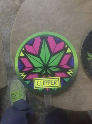 Clipper Banner Skull Tattoo e Erba