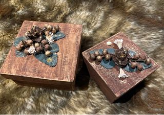 Lote 2 Cajas Decorativas