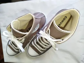 Converse Plataforma Marrones Talla 38