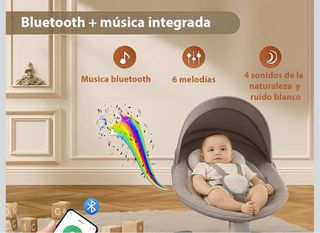 Silla Mecedora Eléctrica Bebé 2 Luxe